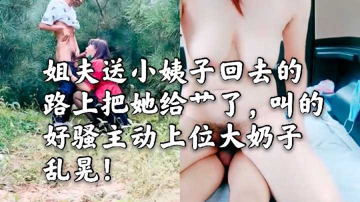 家庭乱伦姐夫送小姨子回去的路上把她给操了视频